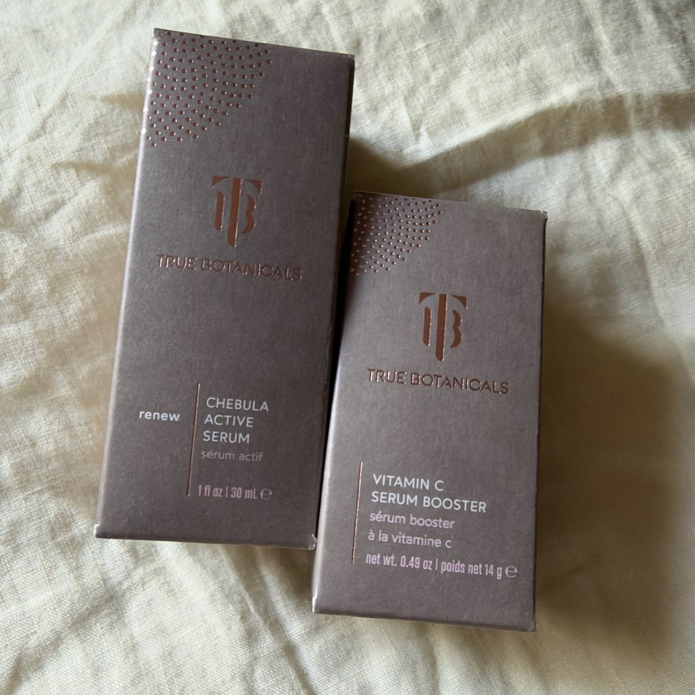 Vitamin C Serum Booster & Chebula Active Serum - True Botanicals